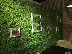 仿真绿植墙安装 环保植物墙定做 草坪批发