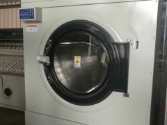 天津抢购二手百强水洗机烘干机烫平机折叠机18年机器