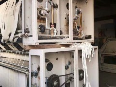 青岛厂家直销库存力净百强三米三折叠机二手大型布草烘干机