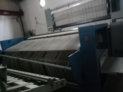 尚志市转让鸿尔二手3.3米五辊烫平机折叠机16年设备九成新