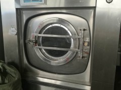 晋城市长期供应二手水洗厂精品折叠机水洗机航星海狮烘干机烫平机