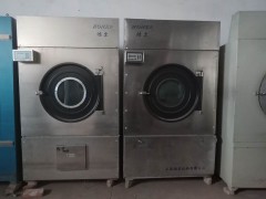 晋城市酒店用的二手水洗机烫平机去哪买航星海狮50公斤烘干机