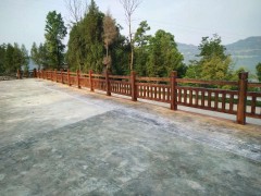 杭州仿木栏杆厂家定制，仿木栏杆价格批发，景观栏杆质量保障