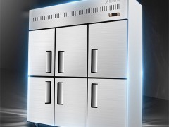 郑州商用四门六门冰柜哪里有卖 不锈钢厨房冰箱