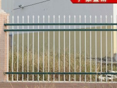 三亚工厂围墙铁栅栏 优质锌钢铁艺围栏 热镀锌护栏网厂家