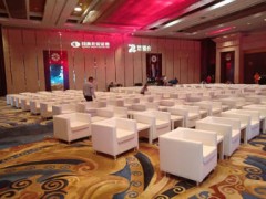 广州天河去专业承接大型展览会场地布置方凳沙发租赁