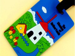 软胶PVC动漫卡通创意行李牌定制LOGO箱包行李牌可开模产