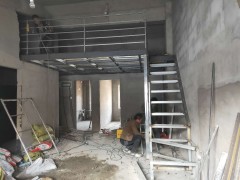 房山区钢结构楼梯焊接室内外楼梯制作安装#91