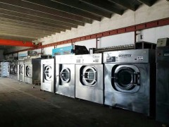 济南低价出售二手单辊电加热烫平机二手大型洗衣设备