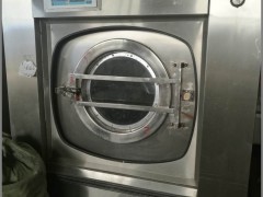 呼伦贝尔低价出售二手海狮三辊烫平机二手力净100公斤水洗机