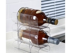舒适地带创意简易欧式红酒架高档可叠加葡萄酒架家居塑料陈列酒架