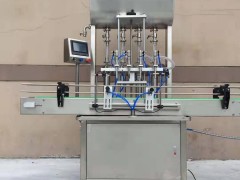 内蒙古包头市鑫朋宇全自动12头自流式灌装机|化妆品灌装机