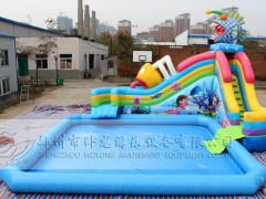 现货供应儿童水乐园摆地摊小型游泳池