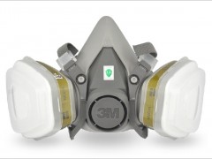 3M6200防毒面具防甲醛防有机气体防化工喷漆防毒防尘半面罩