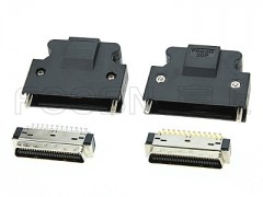 SCSI CN-50P 螺丝式焊线公头 MDR-50P伺服