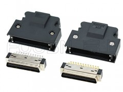 SCSI CN-50P 按键式焊线公头 MDR-50P伺服