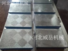 生产铸铁地板工期短 河北沧州铸铁平台带槽