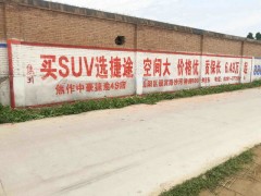 中国人寿安阳墙体喷绘广告保持品牌新鲜和活跃