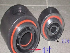 黑二通2.5寸/4寸变径净水器软水机罐连接水处理阀头进出水口
