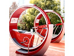 泰安设计定制自行车喷泉设备山东三喜