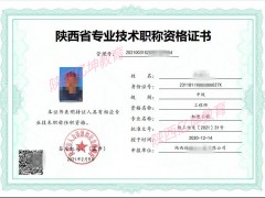 2022年陕西省民营企业工程师职称申报时间