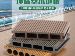 青岛户外木塑地板专业生产厂家，空心木塑地板厂家直销